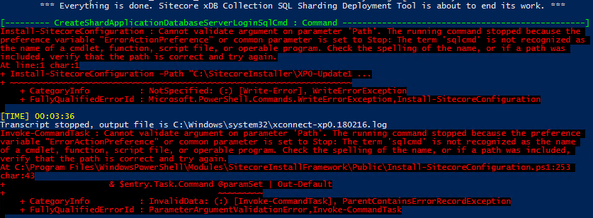 Install SitecoreConfiguration the term sqlcmd is not recognized Powershell Blog Vinicius Deschamps
