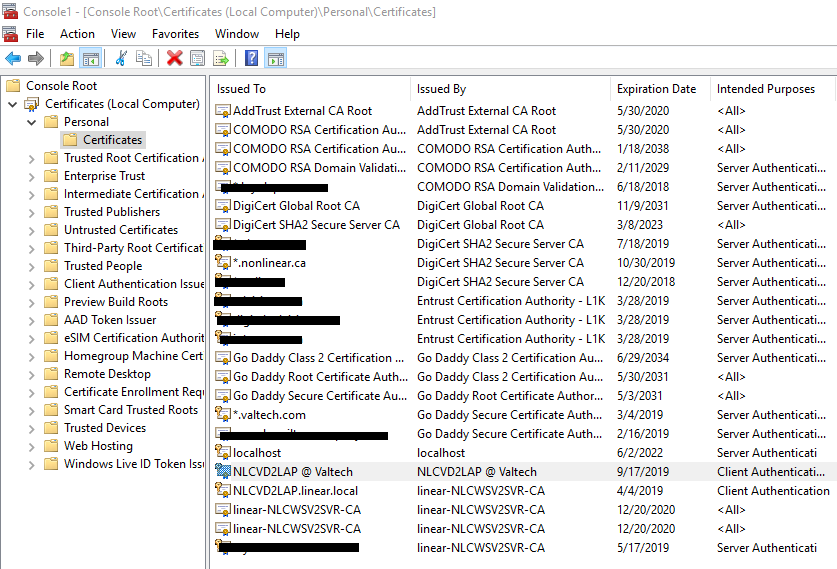 MMC Personal Certificates Blog Vinicius Deschamps