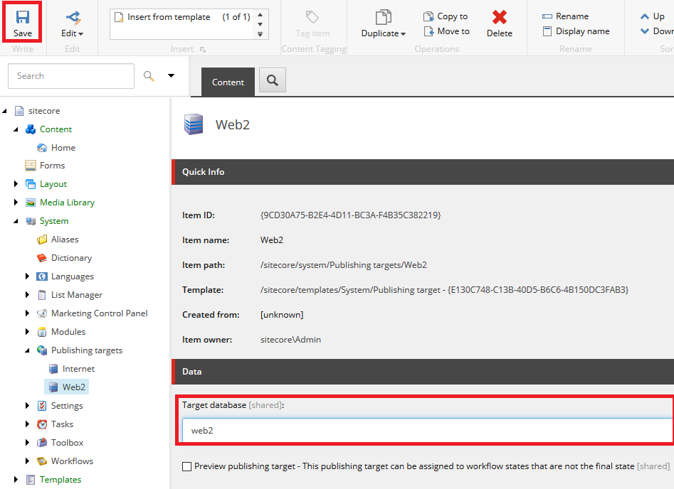 Sitecore New Publishing Target Server Save Blog Vinicius Deschamps
