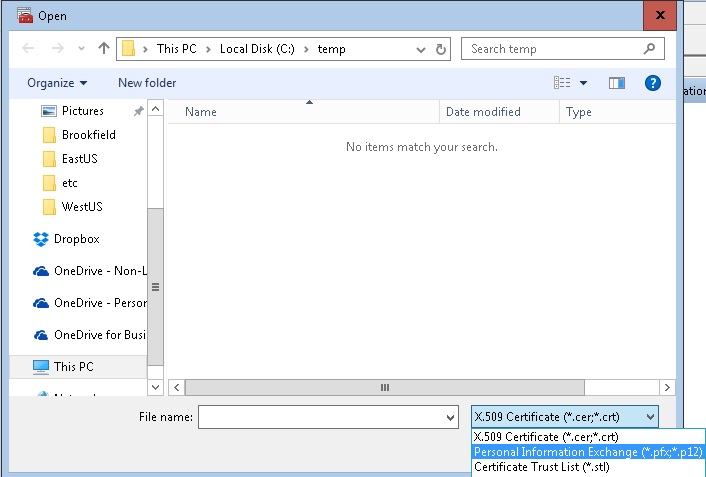 Open Personal Information Exchange P12 PFX Blog Vinicius Deschamps