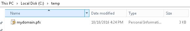 PFX Certificate Exported Blog Vinicius Deschamps