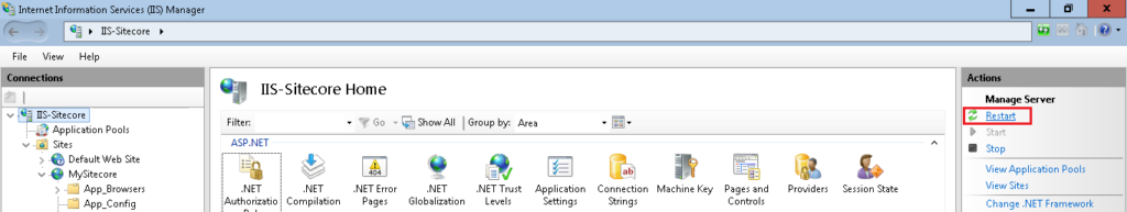 Restart Internet Information Services Blog Vinicius Deschamps