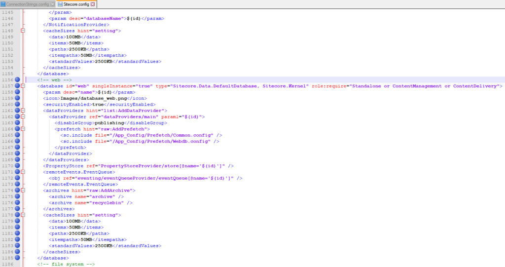 Sitecore Config Duplicate Database Entry Blog Vinicius Deschamps