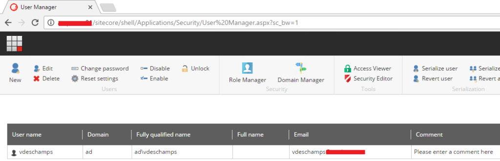 Sitecore User Manager Active Directory AD Blog Vinicius Deschamps