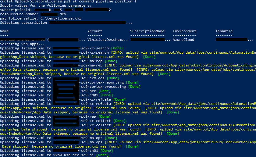 Upload Sitecore License Powershell Blog Vinicius Deschamps