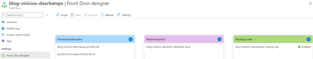 azure front door with custom domain and new rules blog vinicius deschamps