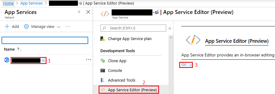 Azure App Services App Editor Blog Vinicius Deschamps