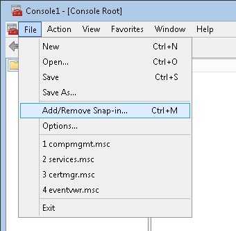 MMC File Add Remove Snap-in Blog Vinicius Deschamps