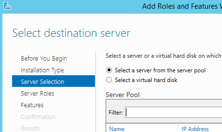 Select Destination Server Blog Vinicius Deschamps