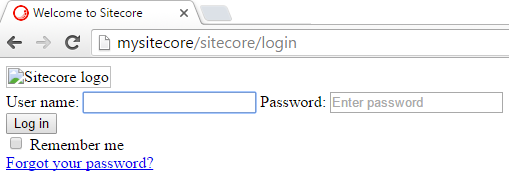 Sitecore Login Page Without Styles Blog Vinicius Deschamps