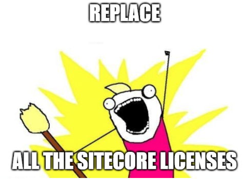 Sitecore Replace All the Sitecore Licenses Blog Vinicius Deschamps