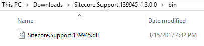 Sitecore Sitecore.Support.139945.dll Blog Vinicius Deschamps
