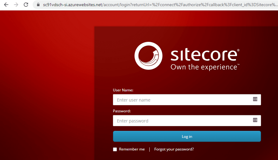sitcore identity server fully accessible type credentials blog vinicius deschamps