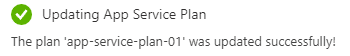 azure updating app service plan the plan was updated successfully blog vinicius deschamps