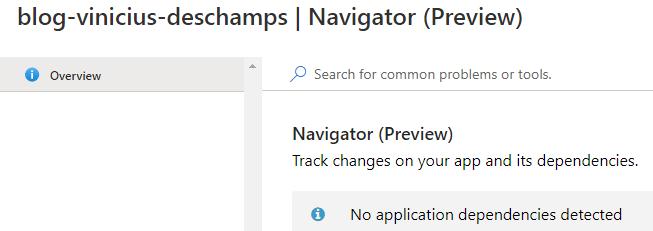 azure app services diagnose and solve problems navigator preview blog vinicius deschamps